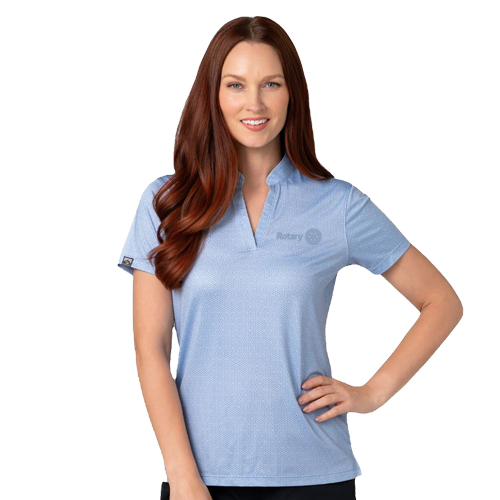 Rotary Women's Vacationer Printed Short Sleeve Polo